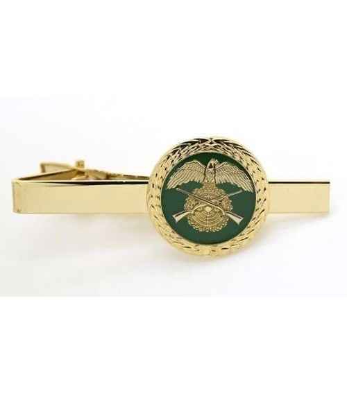 Luxuriöse Krawattenklammer gold mit Wunschmotiv